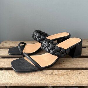 NEW Sincerely Jules Heel Braided sandals Size 9 A25